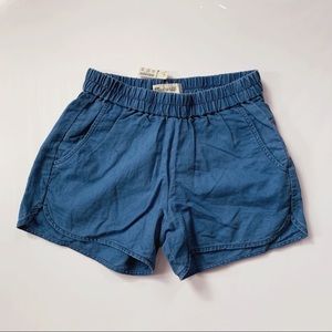 Madewell Chambray Pull On Shorts